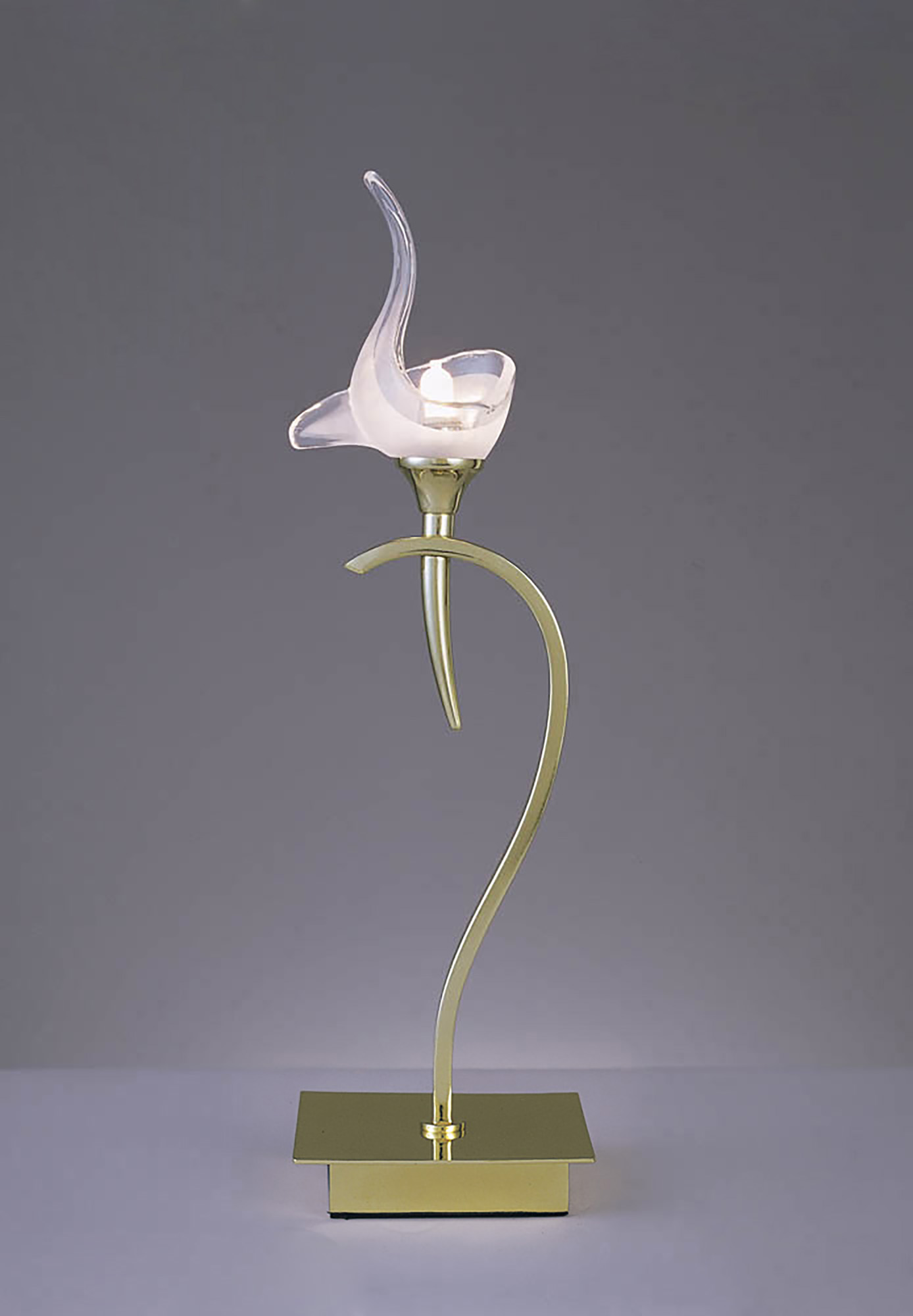 Viena Polished Brass Table Lamps Mantra Armed Table Lamps